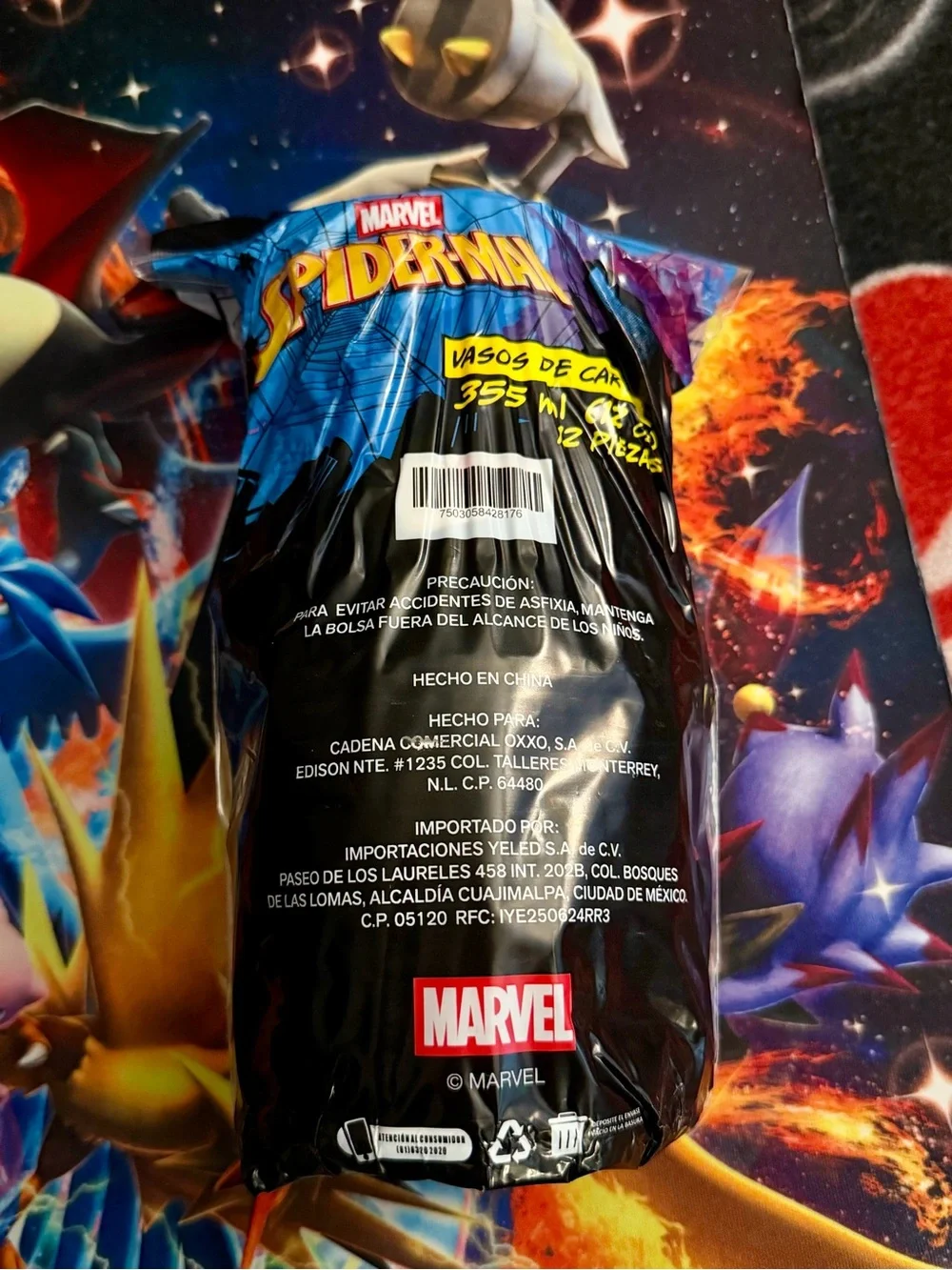 Spiderman oxxo cups